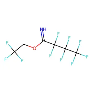 2,2,2-Trifluoroethyl perfluorobutanimidate structure