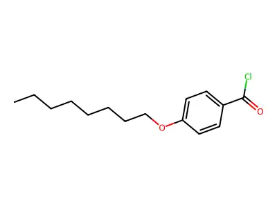4-Octyloxybenzoyl chloride structure
