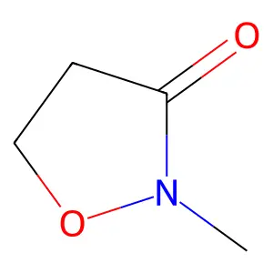 3-Isoxazolidinone, 2-methyl- structure