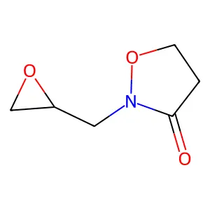 3-Isoxazolidinone, 2-(2,3-epoxypropyl)- structure