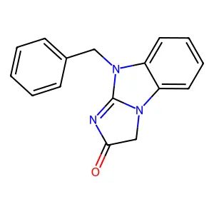 9-benzyl-3H-imidazo[1,2-a]benzimidazol-2(9H)-one structure