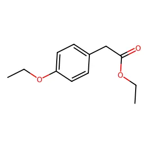 Ethyl 4-ethoxyphenylacetate structure