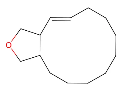 14-Oxabicyclo[10.3.0]pentadec-10-ene structure