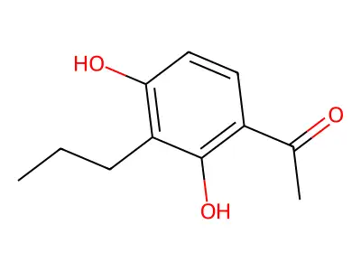 2',4'-Dihydroxy-3'-propylacetophenone structure