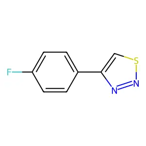 4-(4-Fluorophenyl)-1,2,3-thiadiazole structure