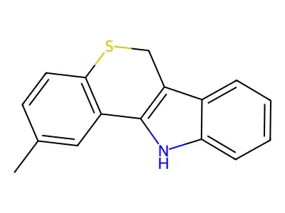 alpha-Thenoate iodo thymol structure