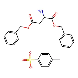 [1,4-Dioxo-1,4-bis(phenylmethoxy)butan-2-yl]azanium;4-methylbenzenesulfonate structure