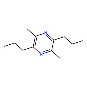 2,5-Dimethyl-3,6-dipropylpyrazine structure