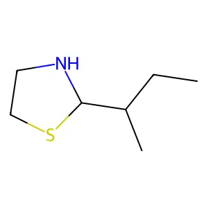 2-(1-Methylpropyl)thiazolidine structure