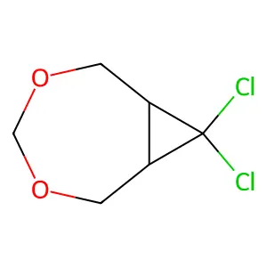 8,8-Dichloro-3,5-dioxabicyclo[5.1.0]octane structure