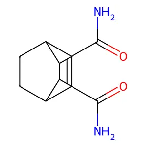 Bicyclo[2.2.2]oct-2-ene-7,8-dicarboxamide structure