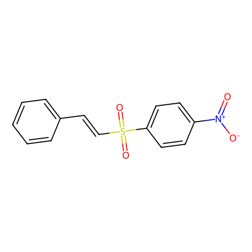 1-Nitro-4-(2-phenylethenesulfonyl)benzene structure