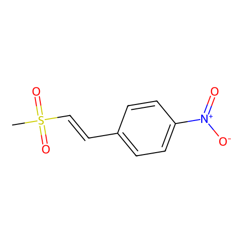Benzene, 1-(2-(methylsulfonyl)ethenyl)-4-nitro- structure