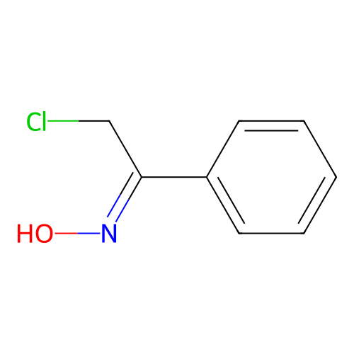 (NZ)-N-(2-chloro-1-phenylethylidene)hydroxylamine structure
