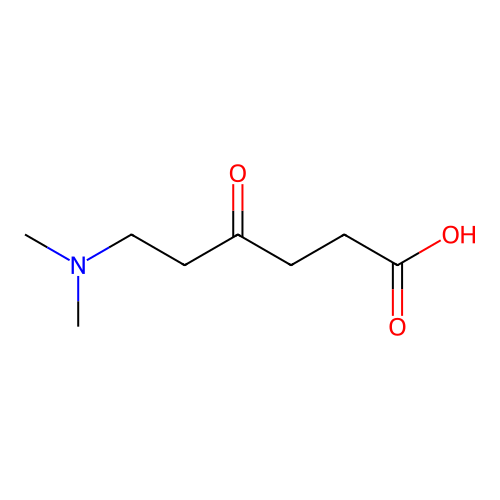 6-Dimethylamino-4-ketohexanoic acid structure
