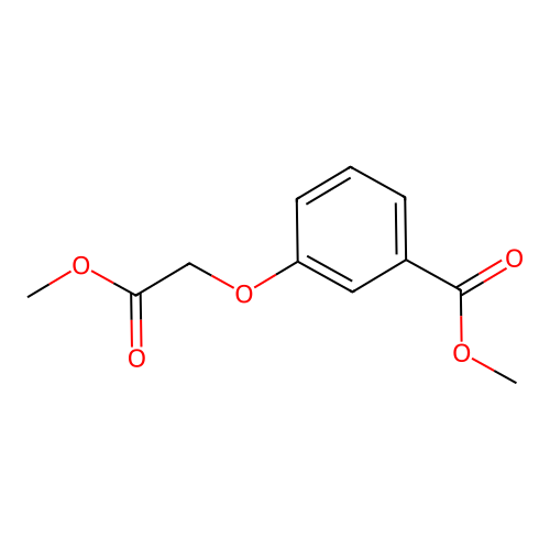 Methyl 3-(2-methoxy-2-oxoethoxy)benzoate structure