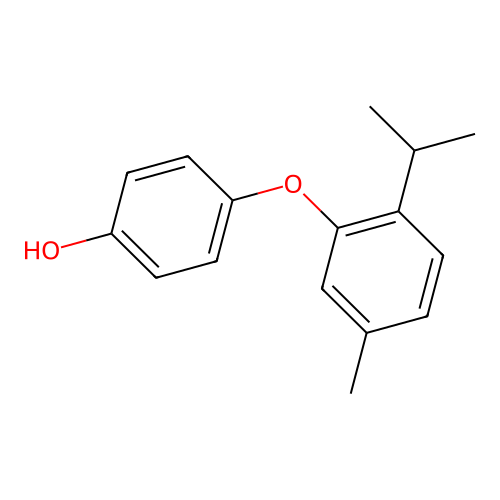 4-(2-Isopropyl-5-methylphenoxy)phenol structure