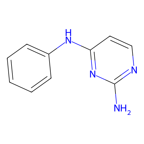N4-苯基嘧啶-2,4-二胺 structure