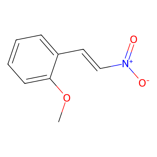 2-Methoxy-beta-nitrostyrene structure