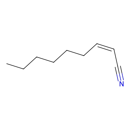 2-Nonenenitrile structure