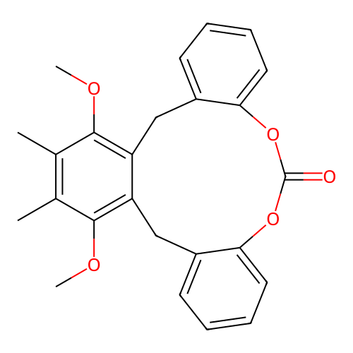 C26H26O8 structure