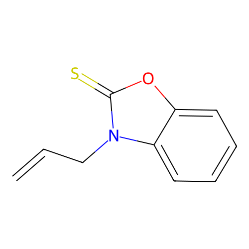 3-Allyl-1,3-benzoxazole-2(3H)-thione structure