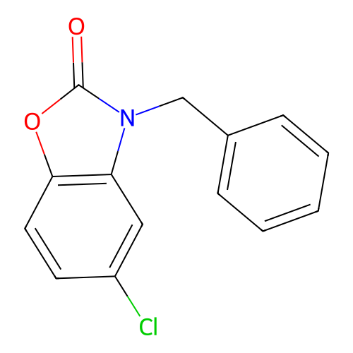 3-Benzyl-5-chloro-1,3-benzoxazol-2-one structure