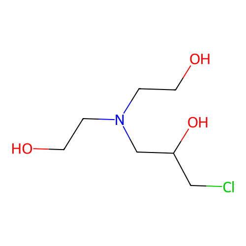 2-Propanol, 1-[bis(2-hydroxyethyl)amino]-3-chloro- structure