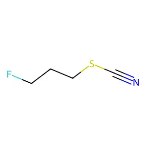 Thiocyanic acid, 3-fluoropropyl ester structure