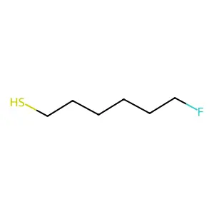Hexanethiol, 6-fluoro- structure