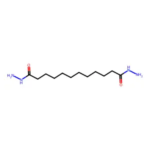 Dodecanedioic acid, 1,12-dihydrazide structure