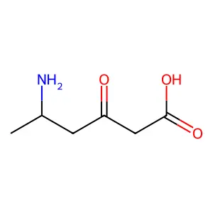 (S)-5-amino-3-oxohexanoate structure