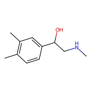 1-(3,4-Dimethylphenyl)-2-(methylamino)ethan-1-ol structure