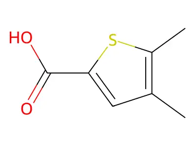 4,5-Dimethylthiophene-2-carboxylic acid structure