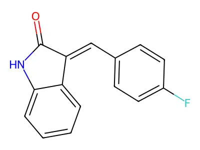 3-(4-Fluorobenzylidene)indolin-2-one structure
