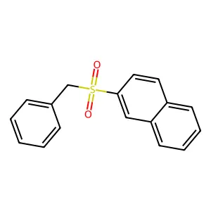 2-(Benzylsulfonyl)naphthalene structure