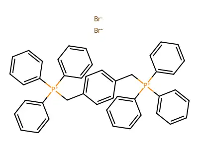Triphenyl(3-((triphenylphosphoranyl)methyl)benzyl)phosphorane structure
