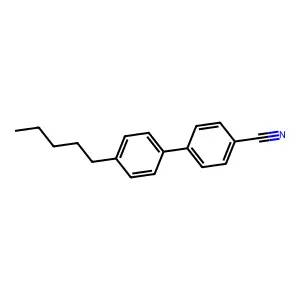 4-氰基-4'-戊基联苯 structure