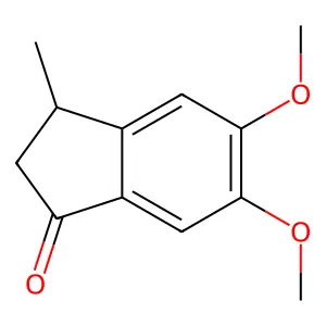 5,6-Dimethoxy-3-methyl-2,3-dihydro-1H-inden-1-one structure