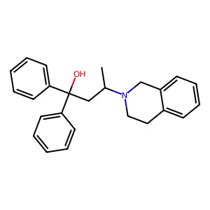 3-(3,4-Dihydroisoquinolin-2(1H)-yl)-1,1-diphenylbutan-1-ol structure