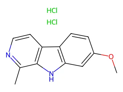 Harmine dihydrochloride structure