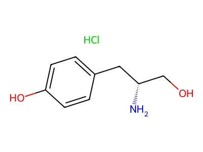 D-Tyrosinol structure