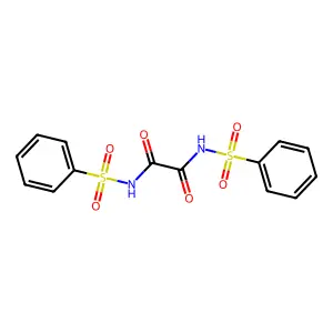 N1,N2-Bis(phenylsulfonyl)ethanediamide structure
