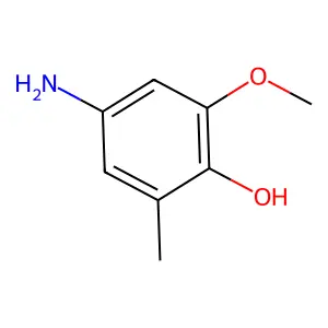 4-Amino-2-methoxy-6-methylphenol structure