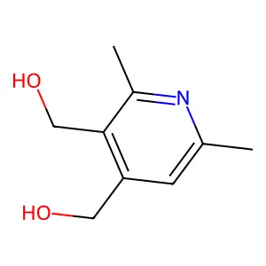 [3-(Hydroxymethyl)-2,6-dimethylpyridin-4-yl]methanol structure
