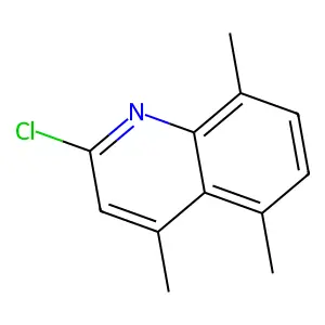 2-Chloro-4,5,8-trimethylquinoline structure