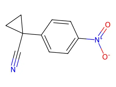 1-(4-Nitrophenyl)cyclopropanecarbonitrile structure