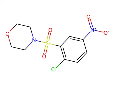 4-((2-Chloro-5-nitrophenyl)sulfonyl)morpholine structure