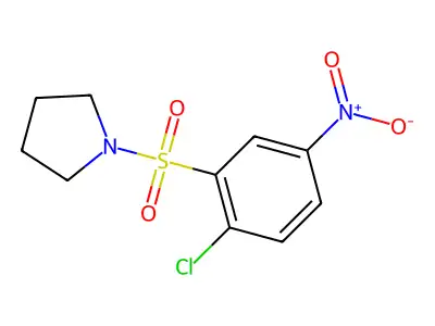 1-(2-Chloro-5-nitrobenzenesulfonyl)pyrrolidine structure