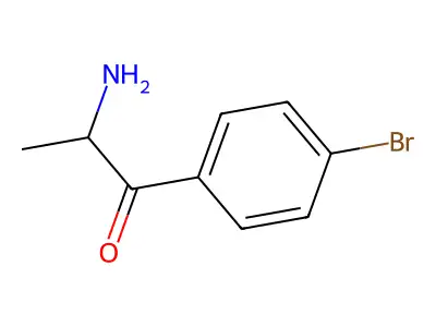 2-Amino-1-(4-bromophenyl)propan-1-one structure